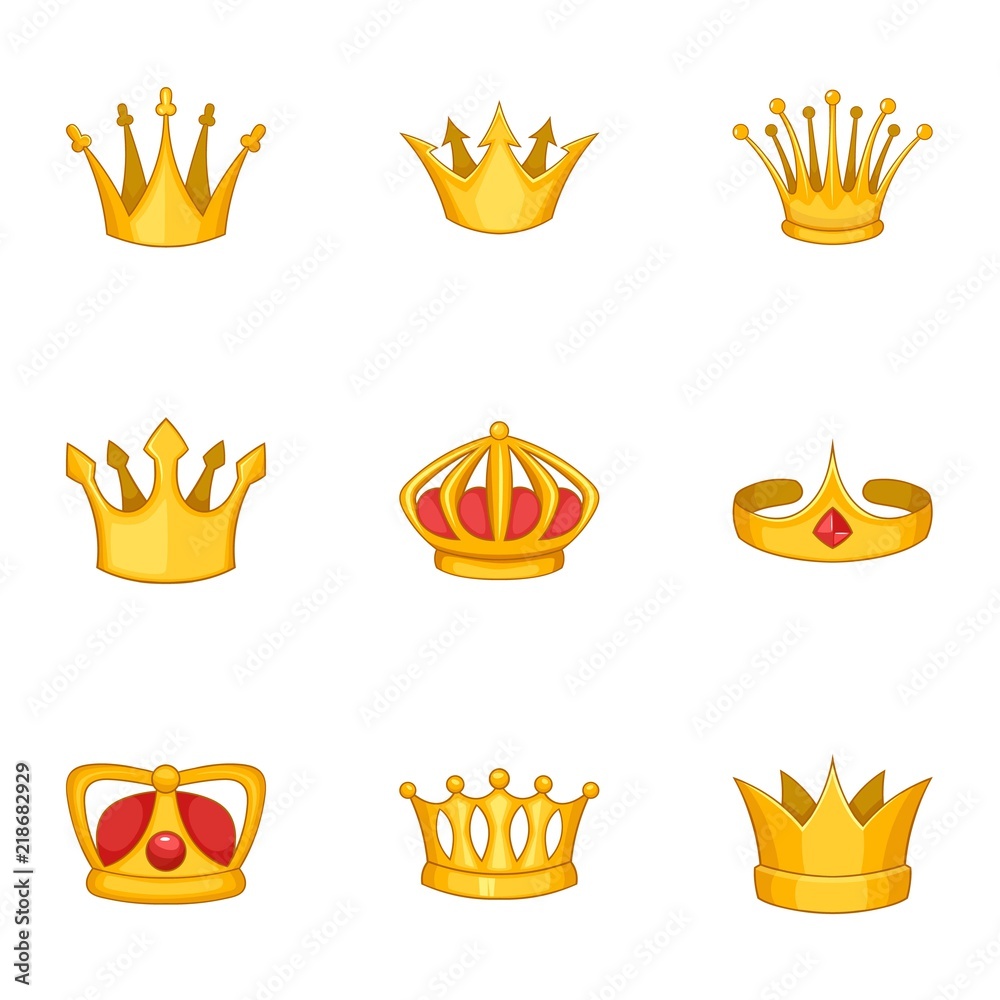 Comb icons set. Cartoon set of 9 comb vector icons for web isolated on white background Comb icons set. Cartoon set of 9 comb vector icons for web isolated on white background