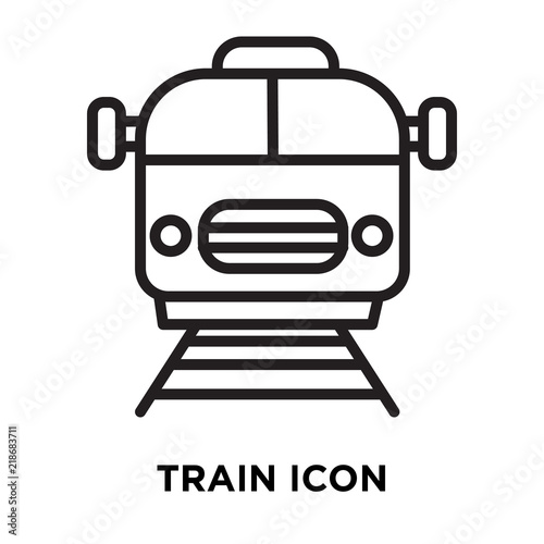 train icon on white background. Modern icons vector illustration. Trendy train icons © MMvectors