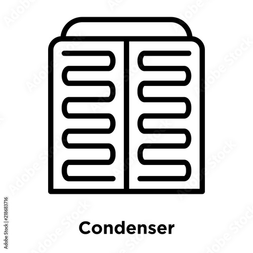 condenser icons isolated on white background. Modern and editable condenser icon. Simple icon vector illustration. © t-vector-icons