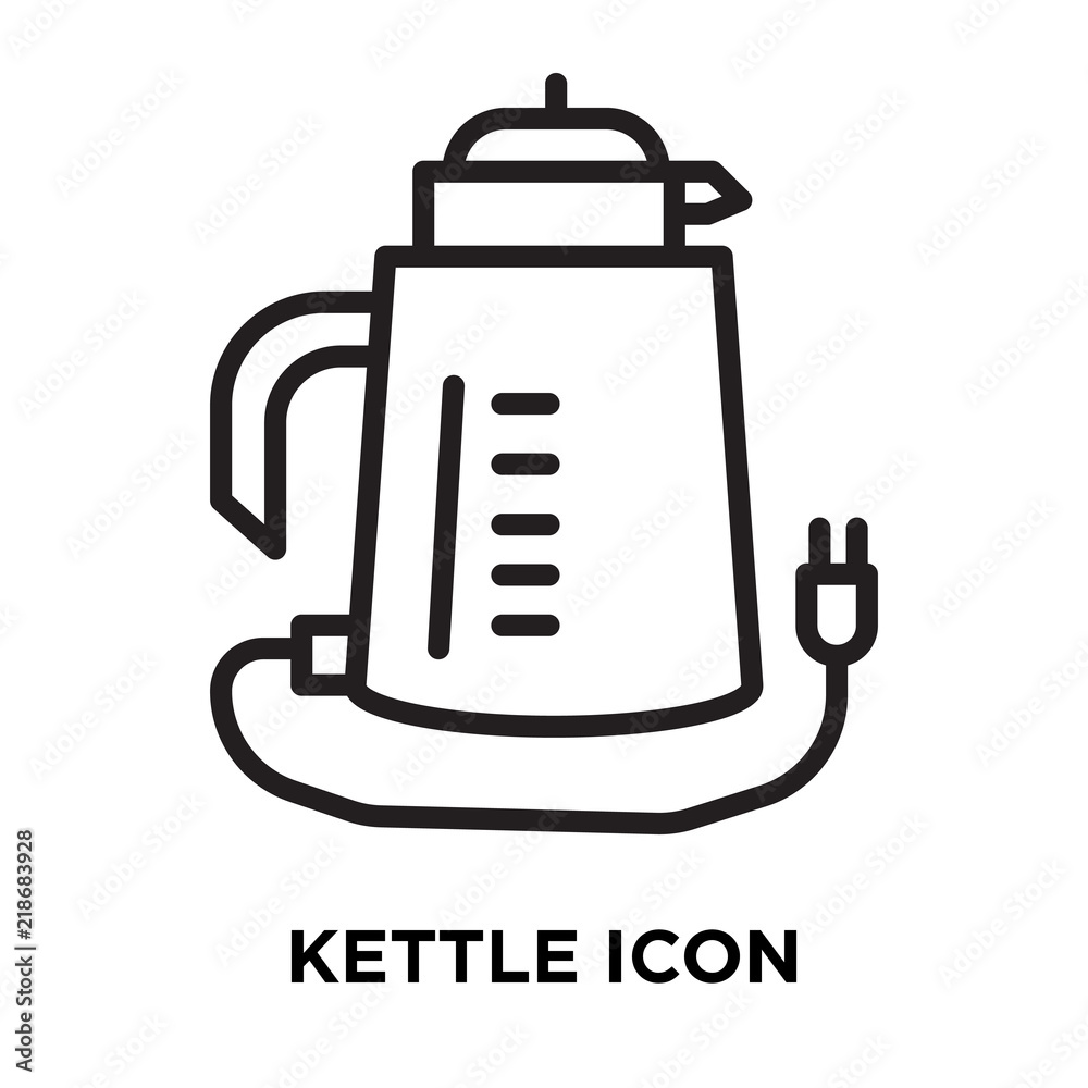 kettle icon on white background. Modern icons vector illustration. Trendy kettle icons kettle icon on white background. Modern icons vector illustration. Trendy kettle icons