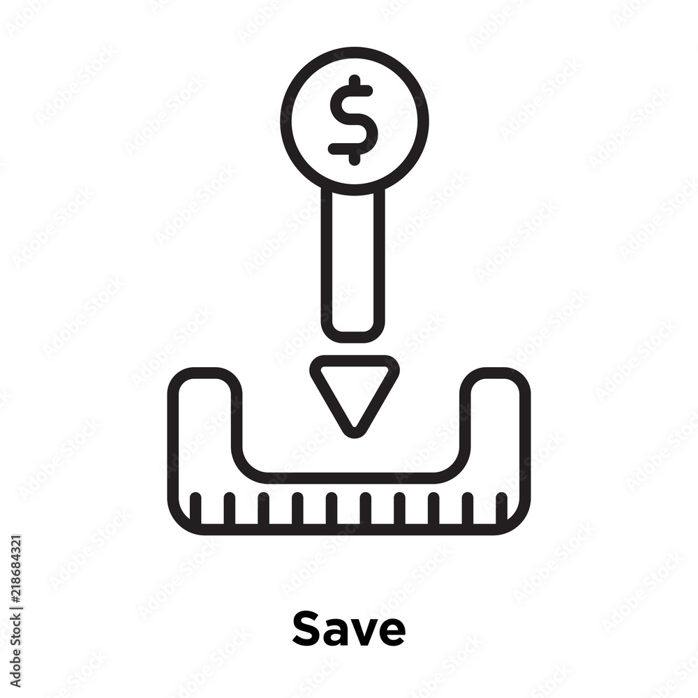 save icon isolated on white background. Simple and editable save icons. Modern icon vector illustration. save icon isolated on white background. Simple and editable save icons. Modern icon vector illustration.