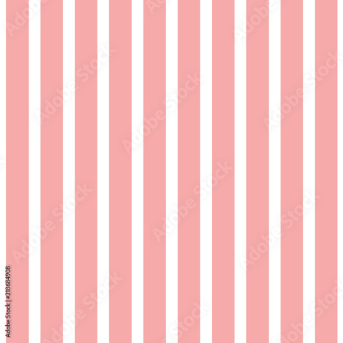 Seamless stripe pattern pink and white. Design for wallpaper, fabric, textile. Simple background