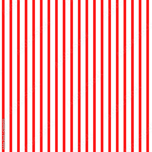Seamless stripe pattern red and white. Design for wallpaper, fabric, textile. Simple background