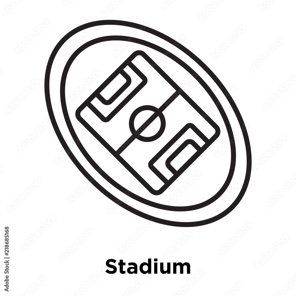 stadium icon isolated on white background. Simple and editable stadium icons. Modern icon vector illustration. stadium icon isolated on white background. Simple and editable stadium icons. Modern icon vector illustration.