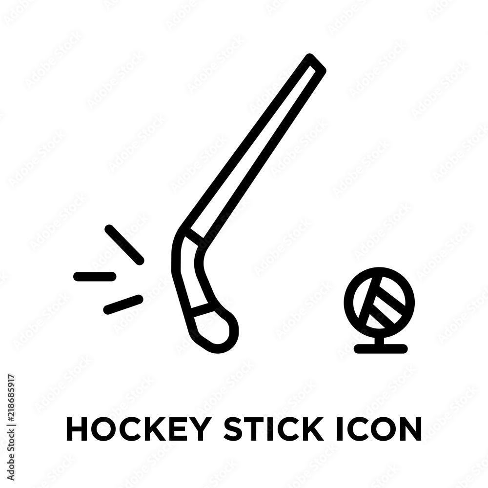 hockey stick icon on white background. Modern icons vector illustration. Trendy hockey stick icons hockey stick icon on white background. Modern icons vector illustration. Trendy hockey stick icons