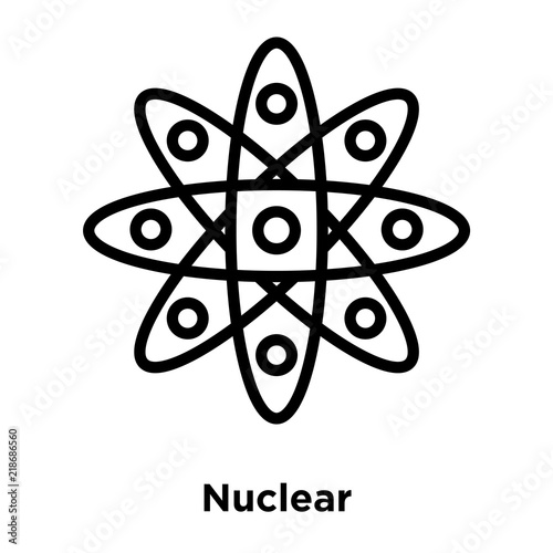 nuclear icon isolated on white background. Modern and editable nuclear icon. Simple icons vector illustration.