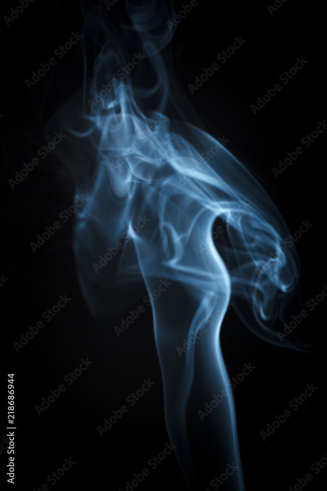 Abstract smoke pattern looks like shape/figure Abstract smoke pattern looks like shape/figure