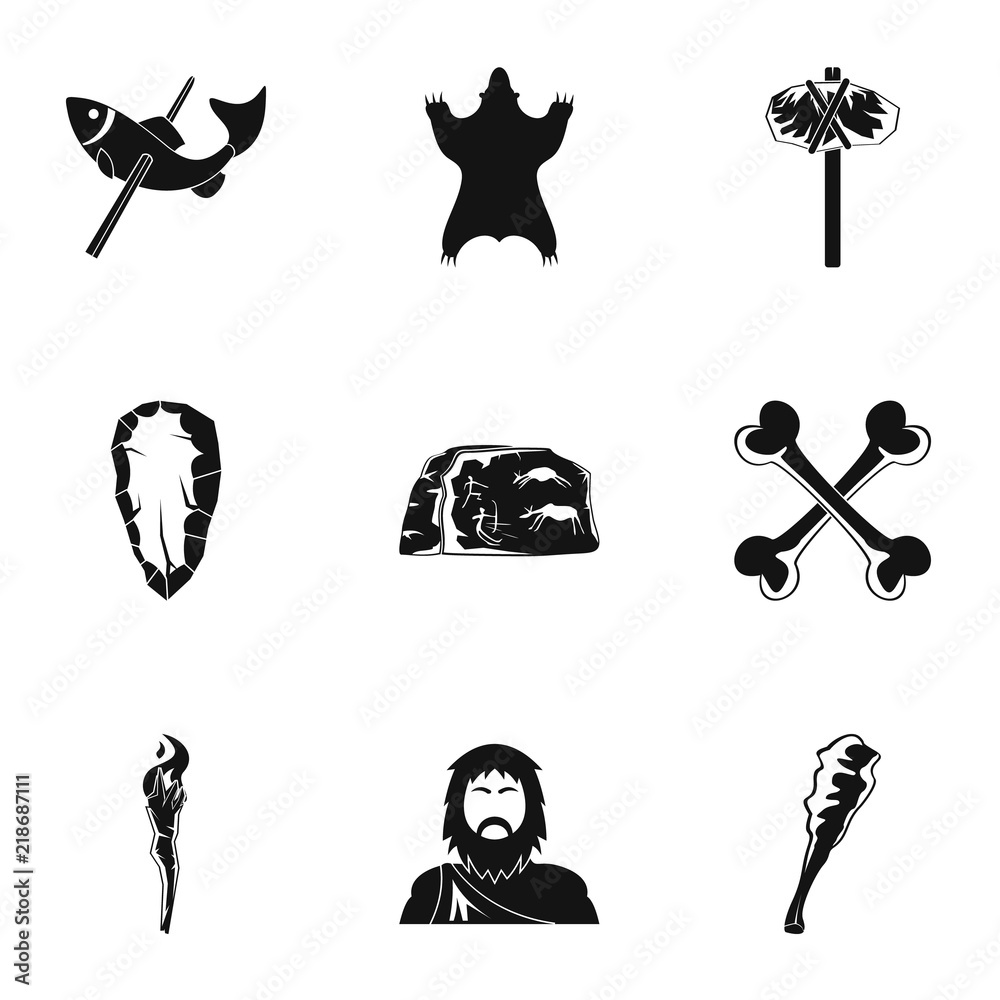 Common progenitor icons set. Simple set of 9 common progenitor vector icons for web isolated on white background Common progenitor icons set. Simple set of 9 common progenitor vector icons for web isolated on white background