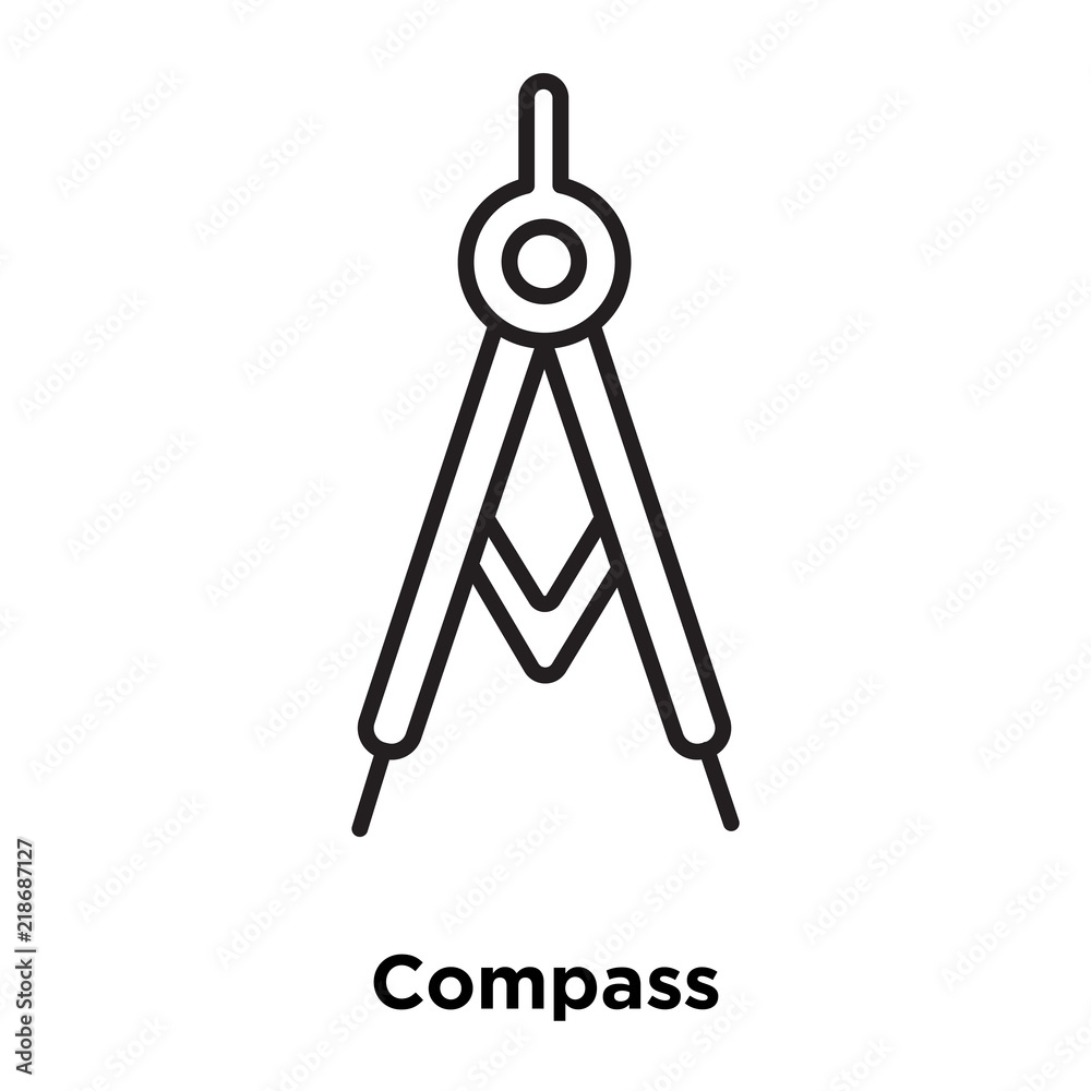 compass icon isolated on white background. Simple and editable compass icons. Modern icon vector illustration. compass icon isolated on white background. Simple and editable compass icons. Modern icon vector illustration.