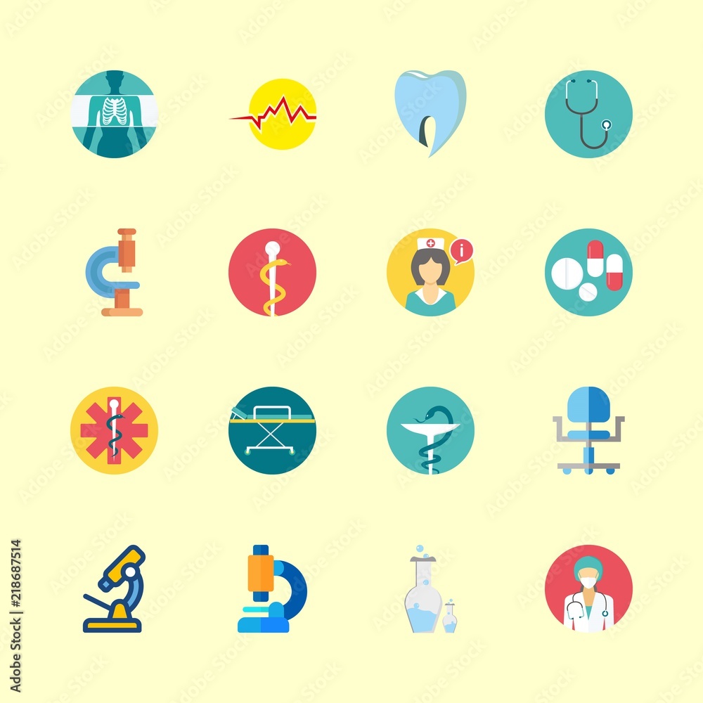16 hospital icons set 16 hospital icons set