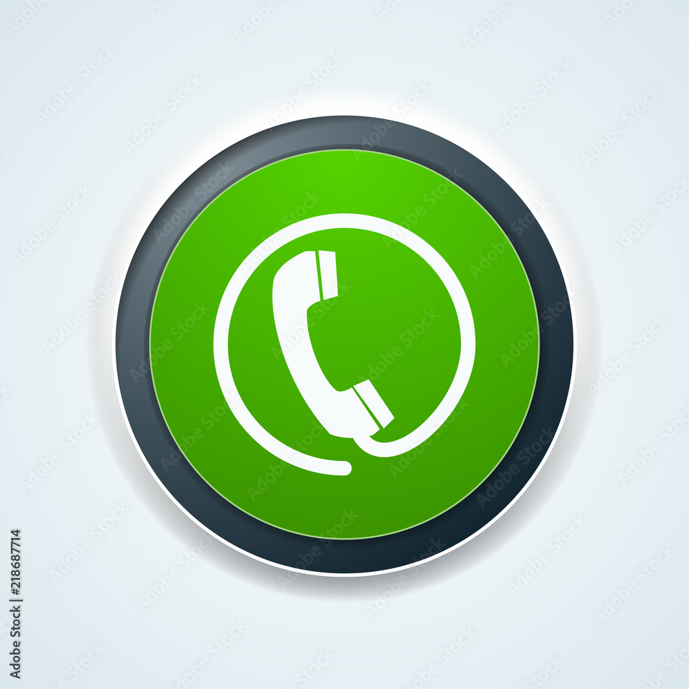 Contact Wire Pfone button illustration Contact Wire Pfone button illustration