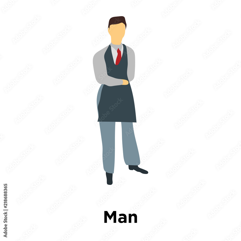 man icon isolated on white background. Simple and editable man icons. Modern icon vector illustration. man icon isolated on white background. Simple and editable man icons. Modern icon vector illustration.