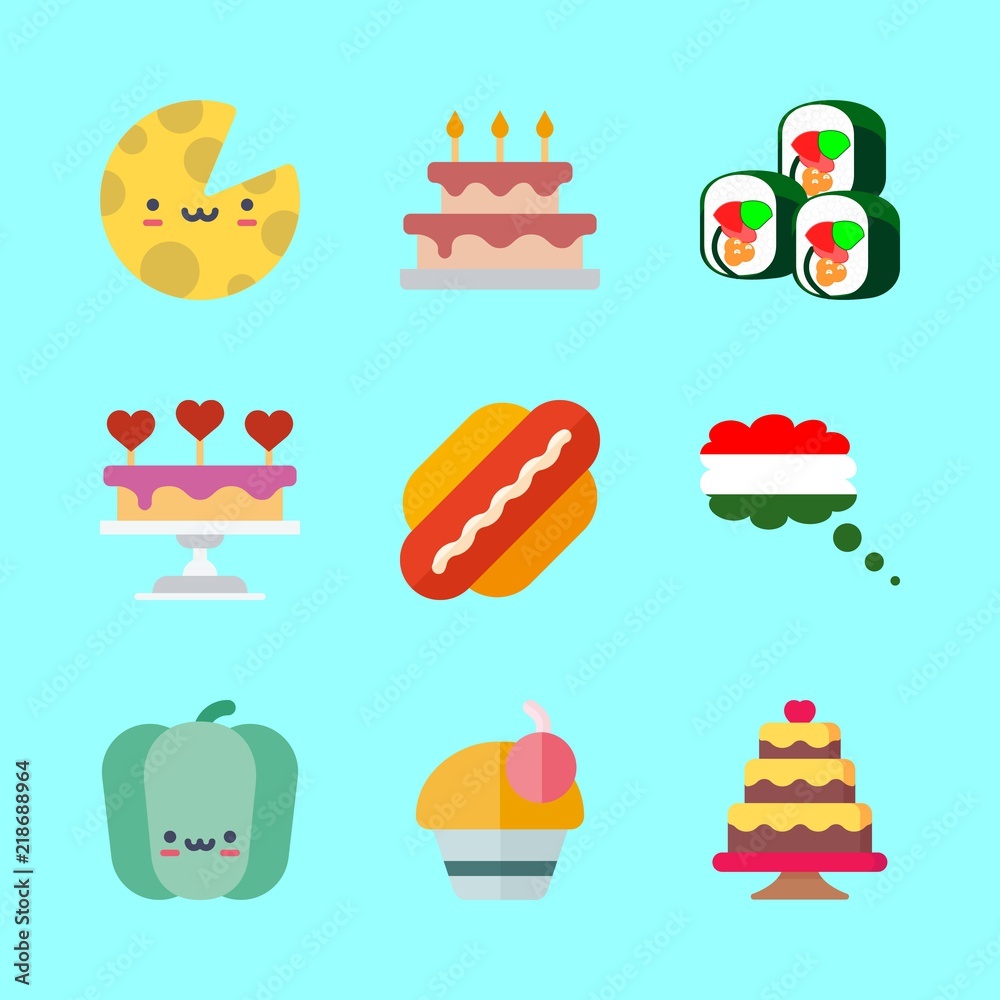 eat icons set. set, bar, big and city graphic works eat icons set. set, bar, big and city graphic works