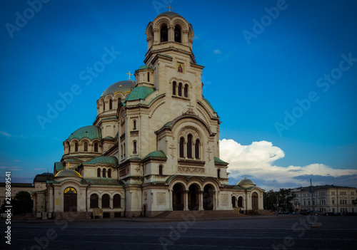 SOFIA, BULGARIA 23.07.2018: CATHEDRAL OF ALEXANDER NEVSKI