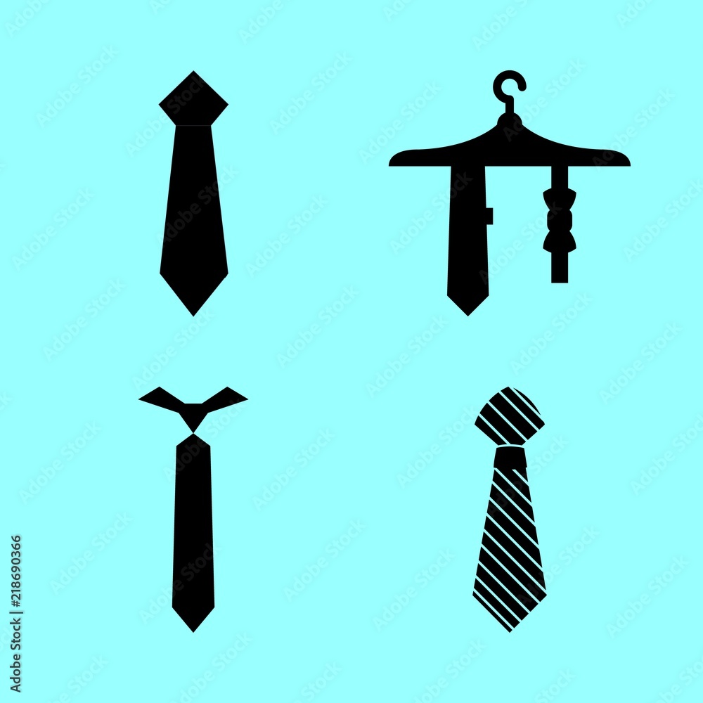 Fototapeta premium peace vector icons set. tie in this set