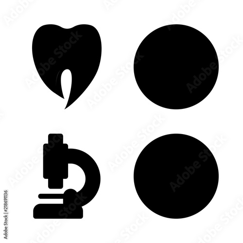 4 hospital icons set