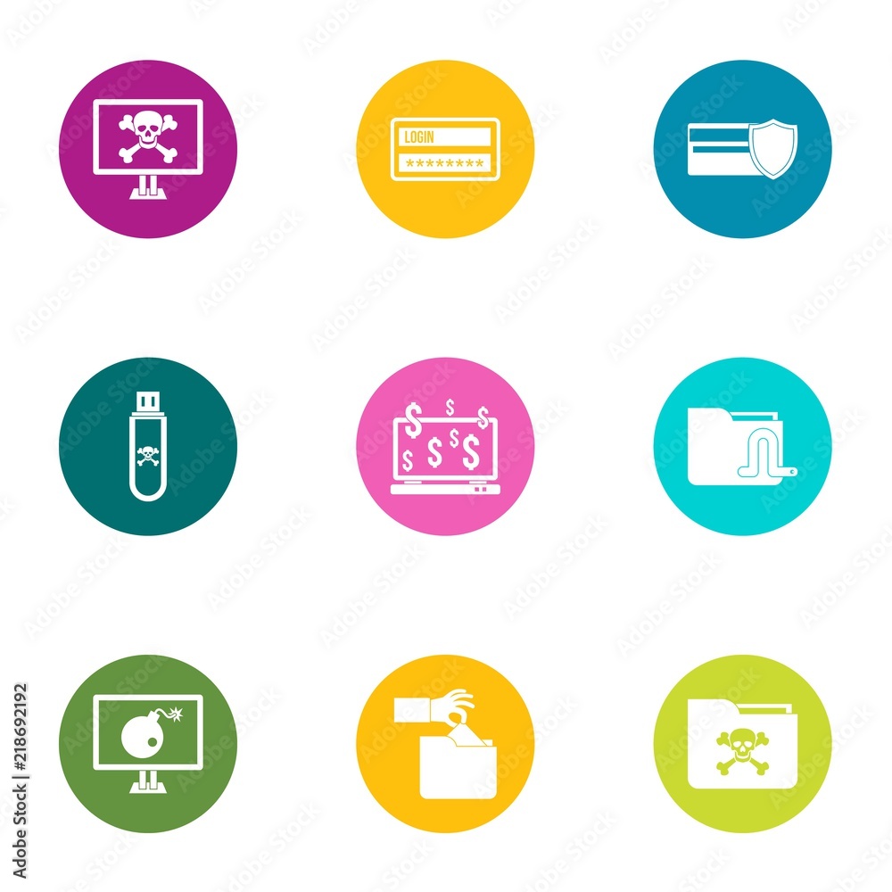 Tangible icons set. Flat set of 9 tangible vector icons for web isolated on white background Tangible icons set. Flat set of 9 tangible vector icons for web isolated on white background