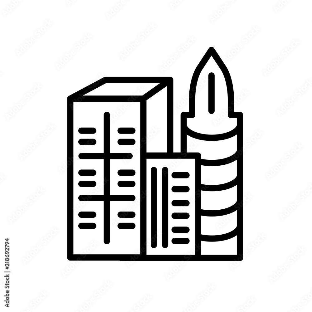 cityscape icon on white background. Modern icons vector illustration. Trendy cityscape icons cityscape icon on white background. Modern icons vector illustration. Trendy cityscape icons