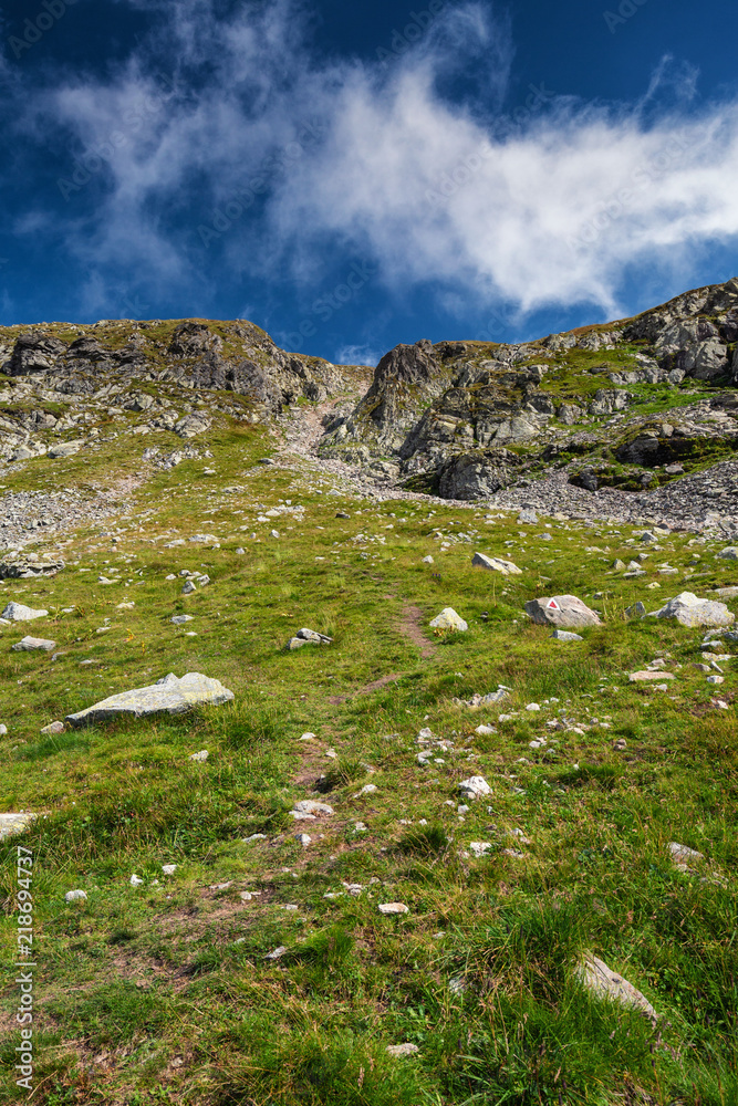 Mountain range landscape Mountain range landscape