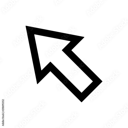 Free Download cursor icon. Element of web icon for mobile concept and web apps. Thin line cursor icon can be used for web and mobile - GFXLoad