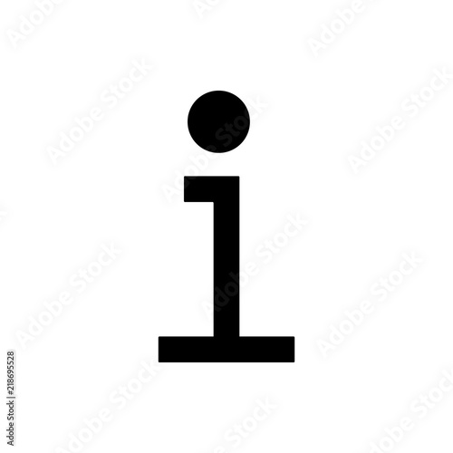 information character icon. Element of web icon for mobile concept and web apps. Thin line information character icon can be used for web and mobile