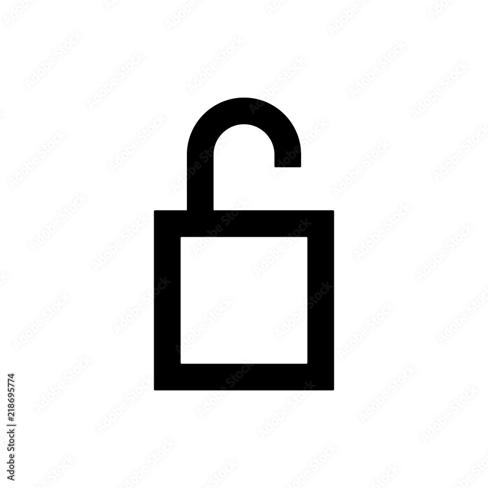 open lock icon. Element of web icon for mobile concept and web apps. Thin line open lock icon can be used for web and mobile open lock icon. Element of web icon for mobile concept and web apps. Thin line open lock icon can be used for web and mobile