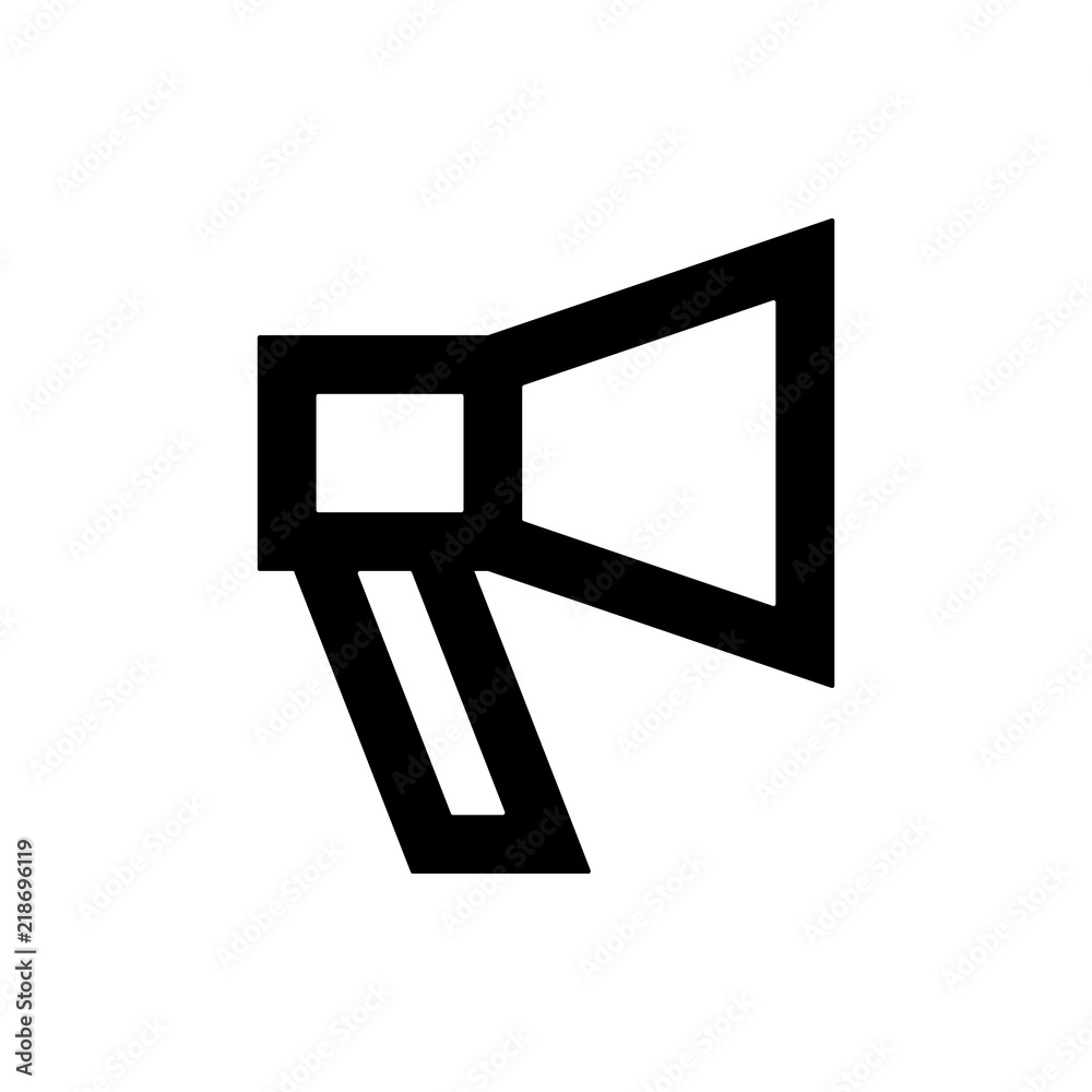 megaphone icon. Element of web icon for mobile concept and web apps. Thin line megaphone icon can be used for web and mobile megaphone icon. Element of web icon for mobile concept and web apps. Thin line megaphone icon can be used for web and mobile