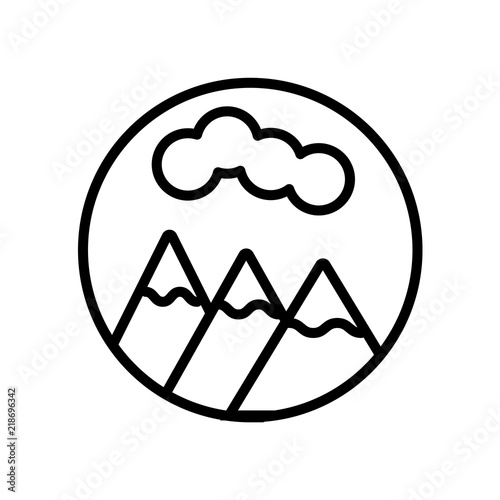geology icon isolated on white background. Modern and editable geology icon. Simple icons vector illustration.