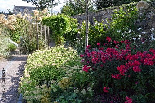 Aberdour Old School Sensory Garden, Aberdour, Fife, Scotland, with plants designed to stimulate all of the senses.