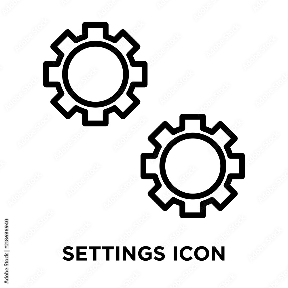 settings icons isolated on white background. Modern and editable settings icon. Simple icon vector illustration. settings icons isolated on white background. Modern and editable settings icon. Simple icon vector illustration.