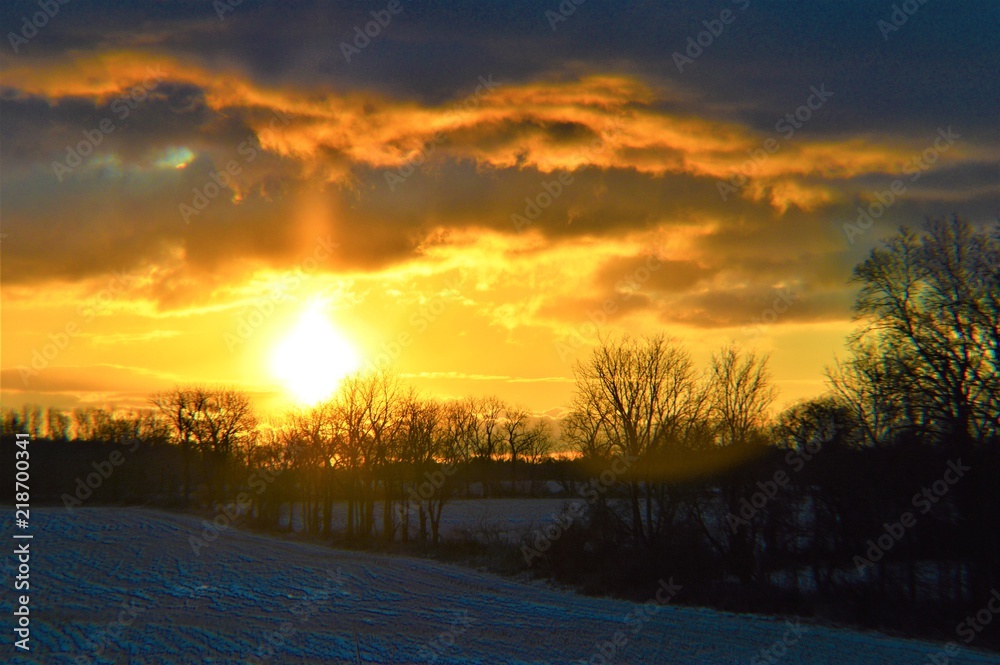 winter sunrise