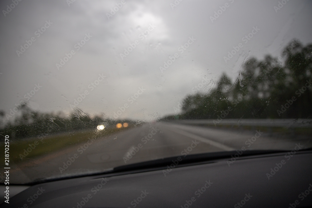 Driving Through a Storm Driving Through a Storm