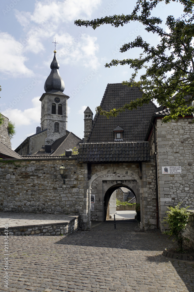 Burg Stolberg über der historischen Altstadt
