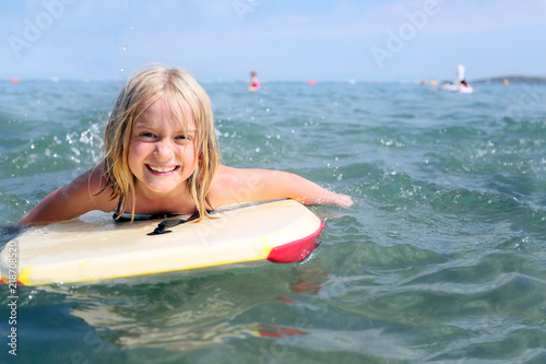 girl bodyboarding