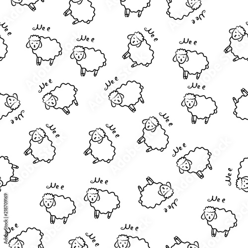 sheep icon in pattern style. Element of sheeps icon for mobile concept and web apps. Sketch sheep icon in pattern style can be used for web and mobile