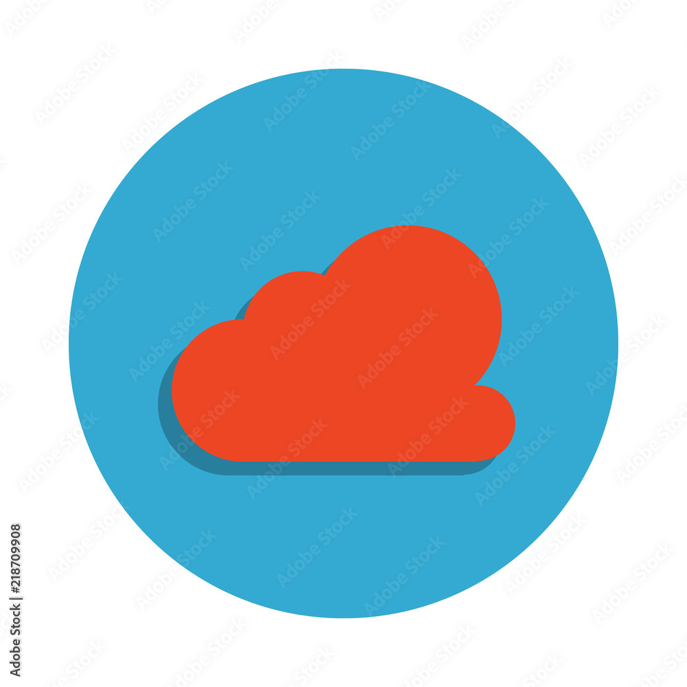 cloud colored in blue badge icon. Element of school icon for mobile concept and web apps. Detailed cloud icon can be used for web and mobile cloud colored in blue badge icon. Element of school icon for mobile concept and web apps. Detailed cloud icon can be used for web and mobile