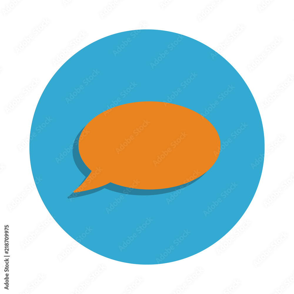 communication bubble colored in blue badge icon. Element of school icon for mobile concept and web apps. Detailed communication bubble icon can be used for web and mobile communication bubble colored in blue badge icon. Element of school icon for mobile concept and web apps. Detailed communication bubble icon can be used for web and mobile