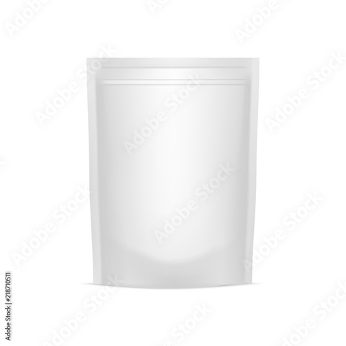 Blank of doy pack for your design. mock up. Vector