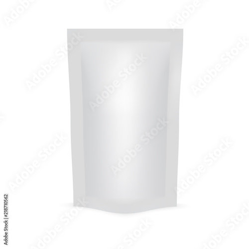 Blank of doy pack for your design. mock up. Vector