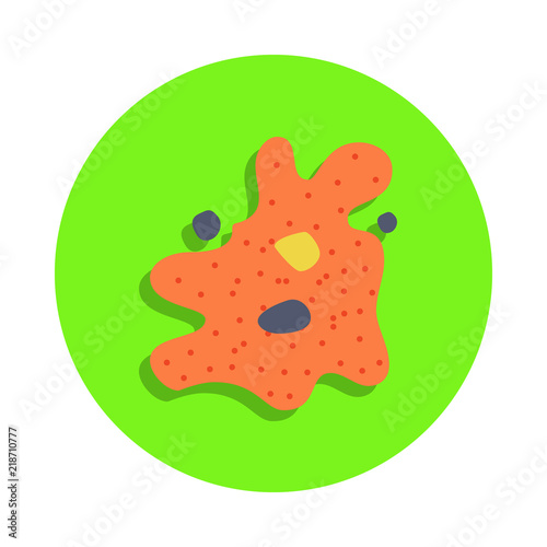 colored laboratory liquid in green badge icon. Element of science and laboratory for mobile concept and web apps. Detailed laboratory liquid icon