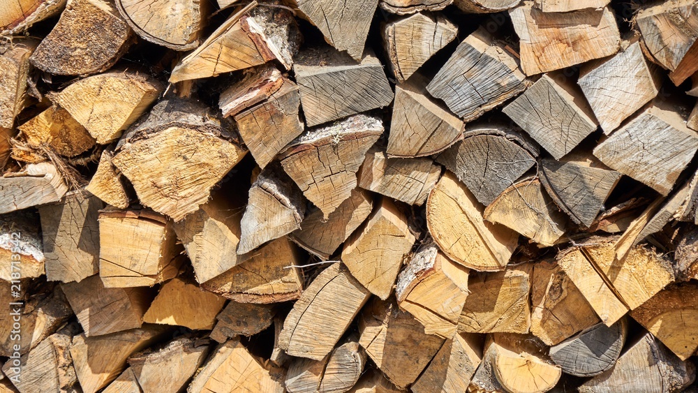 Preparation of firewood for the winter in Russia, Siberia. Preparation of firewood for the winter in Russia, Siberia.