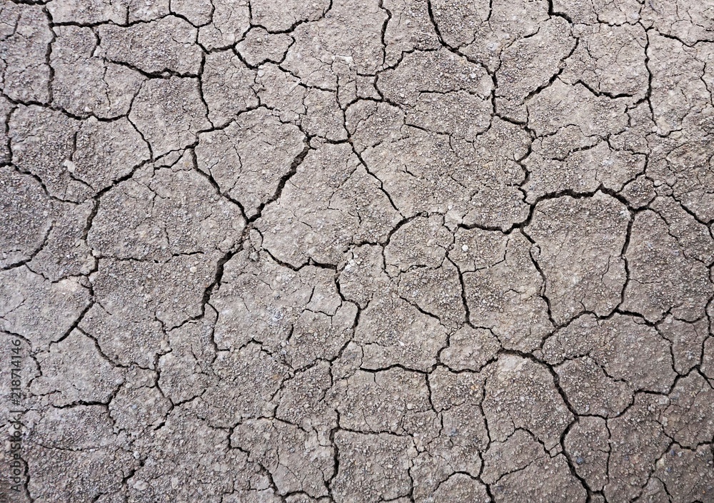 Cracks in dry soil on ground, nature background Cracks in dry soil on ground, nature background