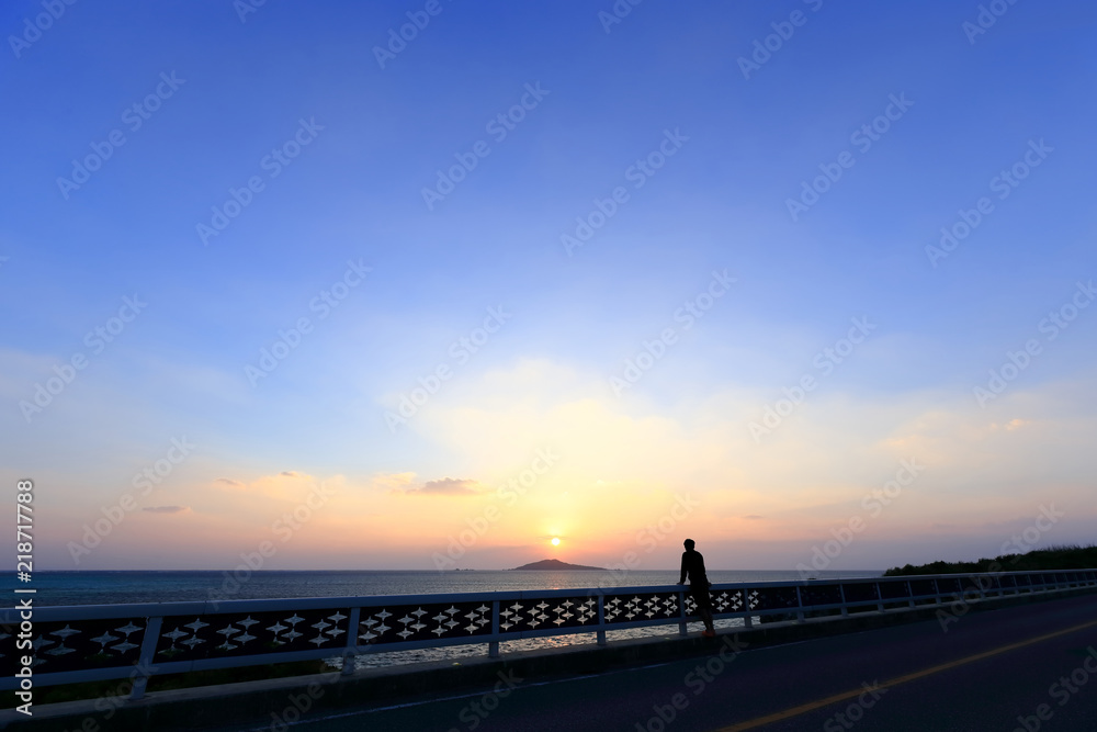 宮古島の景色(世渡橋からの眺め)