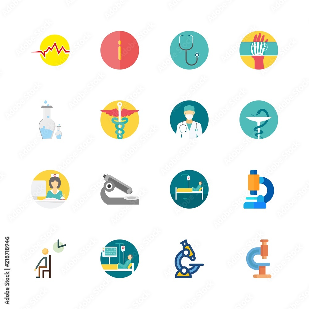 hospital vector icons set. x ray, hospital logo, info and waiting room in this set hospital vector icons set. x ray, hospital logo, info and waiting room in this set