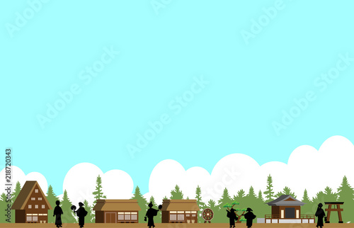 集落の風景