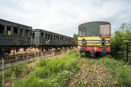 an train graveyard