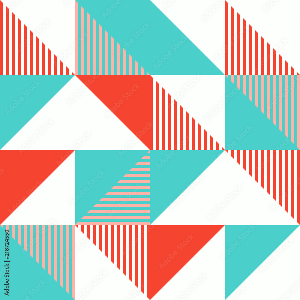 Minimalist background seamless pattern with simple shape