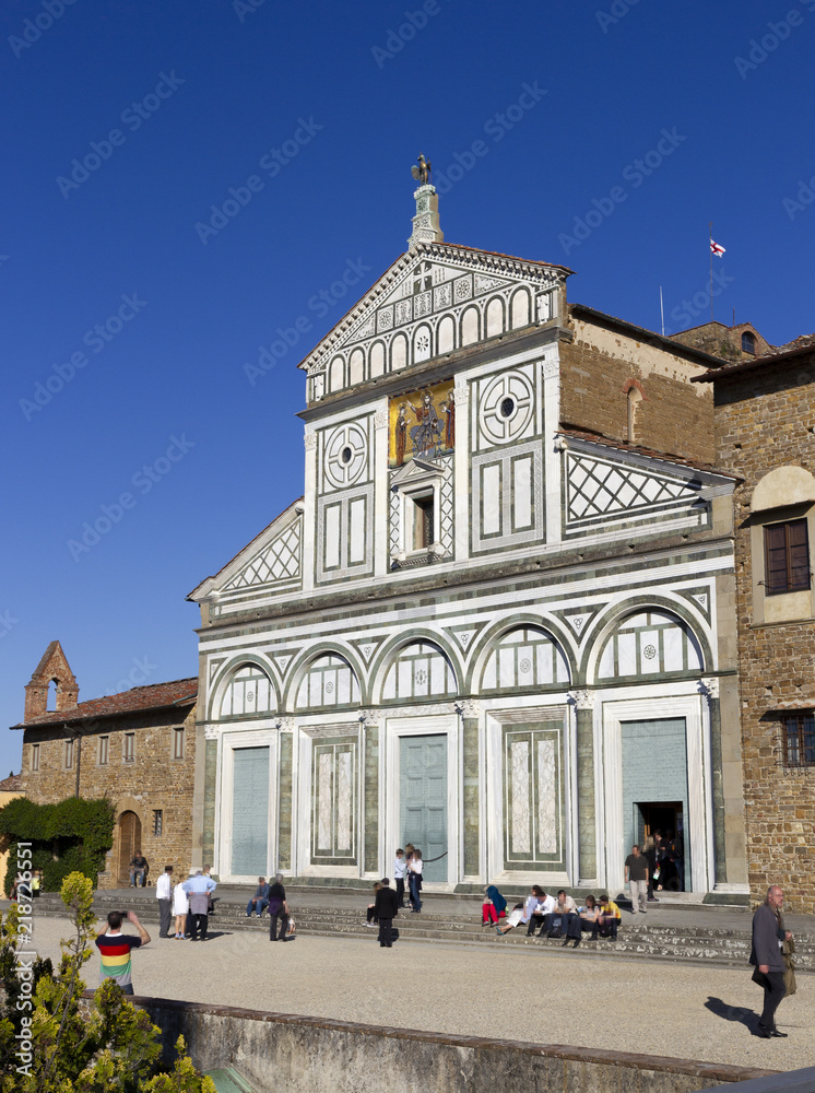 Naklejka premium church of san miniato al monte florence