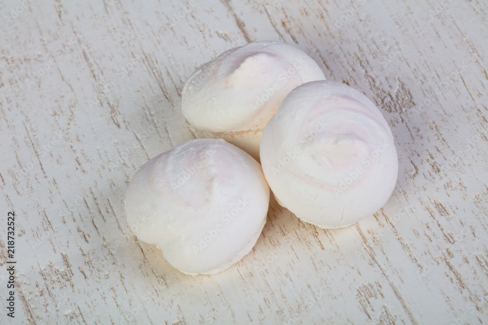 Delicious meringues cookies