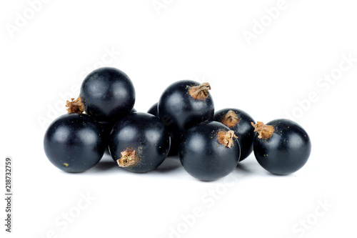 Few black currant berries
